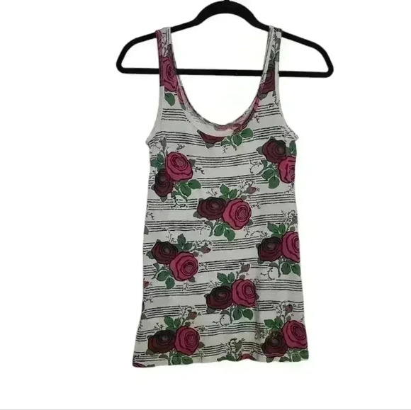 Juicy Couture RARE Sasha Floral Roses Tank Top Size Small - Picture 1 of 12